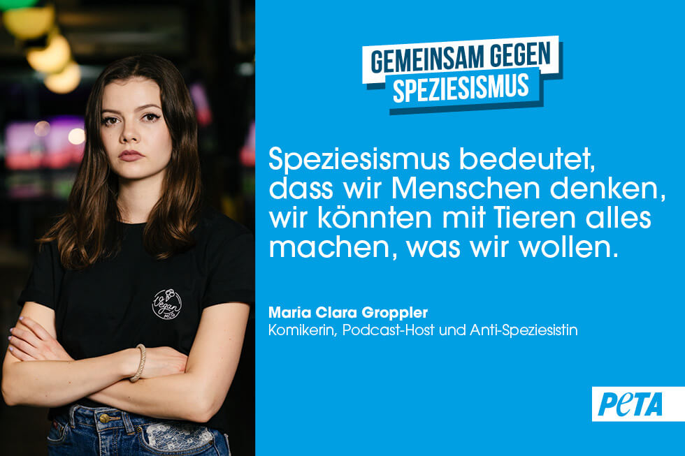 Speziesismus Testimonial Banner