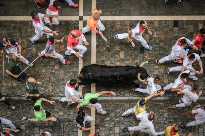 Pamplona Stierrennen