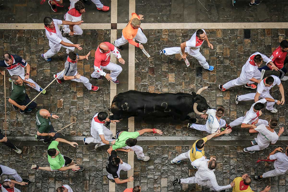 Pamplona Stierrennen