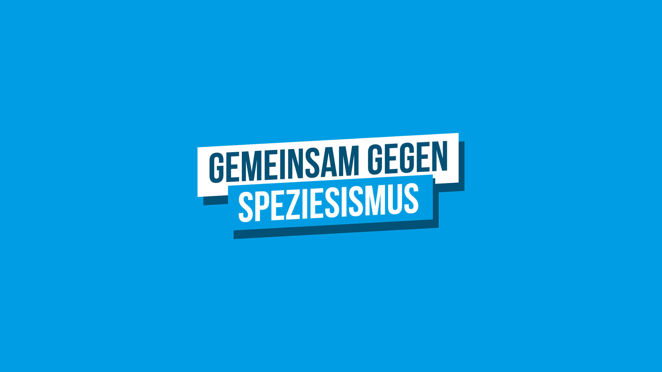 Gemeinsam gegen Speziesismus Logo