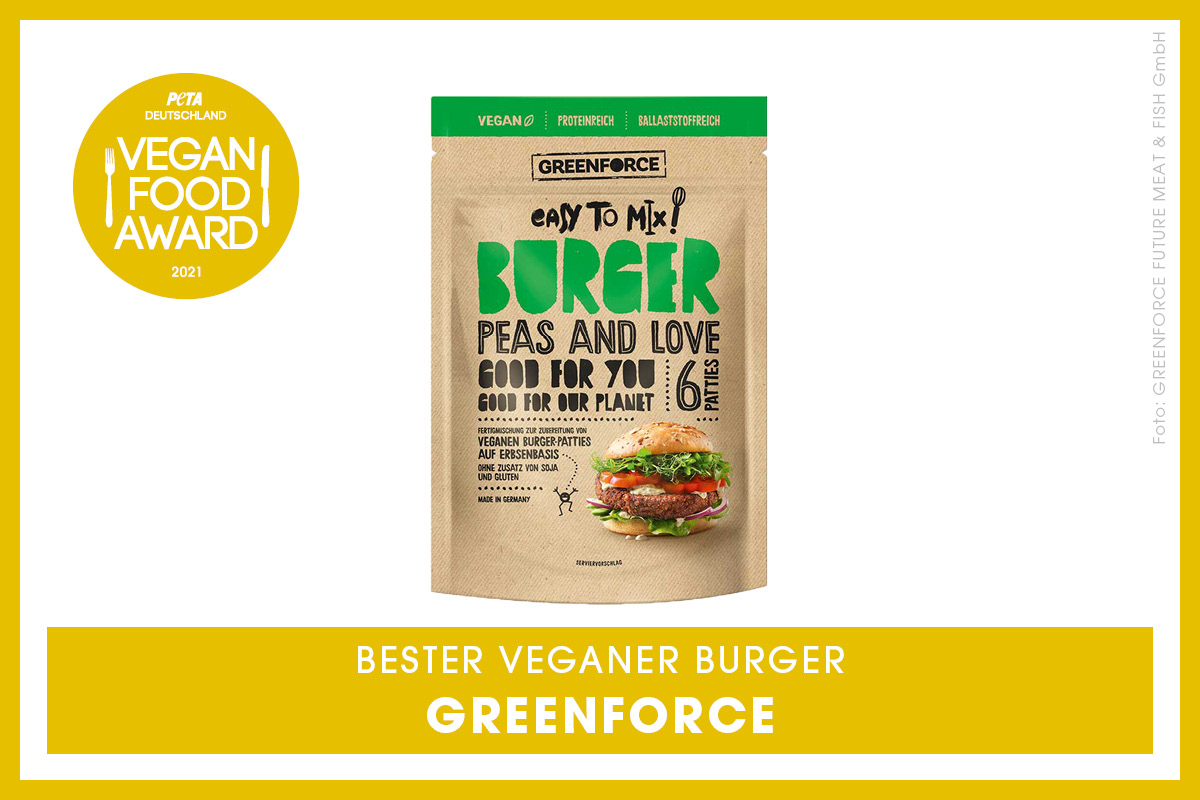 Vegan Food Award Gewinner Greenforce