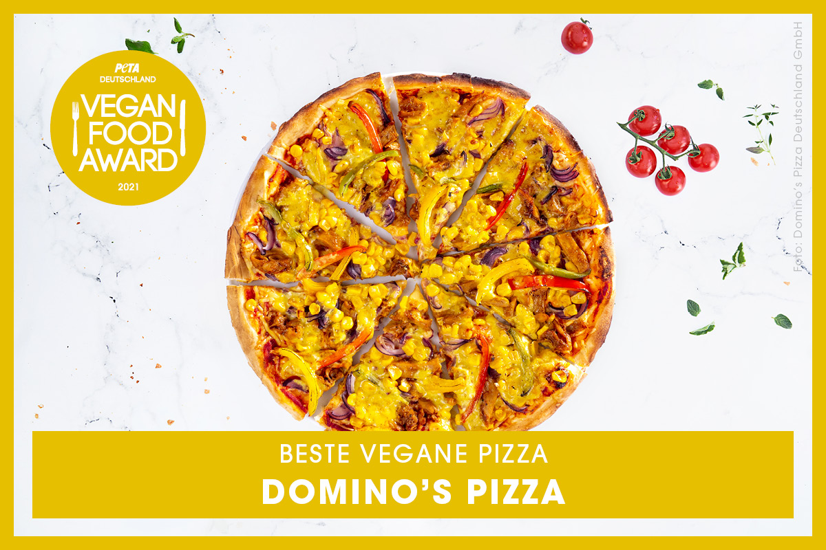 Vegan Food Award Gewinner Domino's Pizza