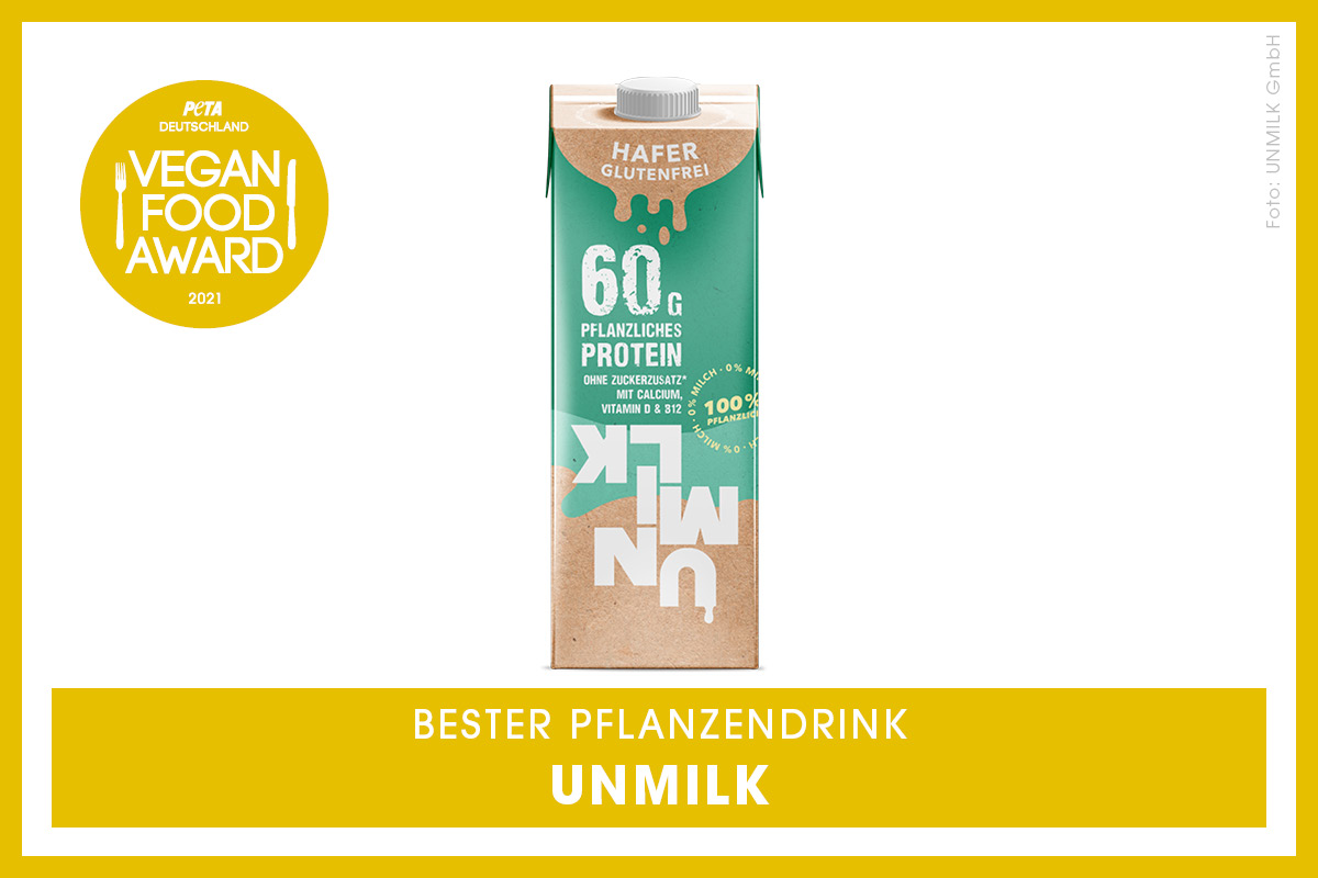 Vegan Food Award Gewinner UNMILK